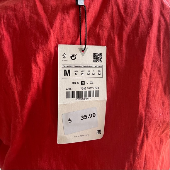 BRAND NEW Zara cropped top with cut outs - Picture 3 of 4